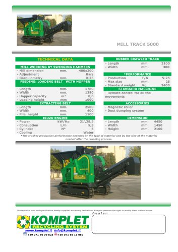 MILL TRACK M 5000