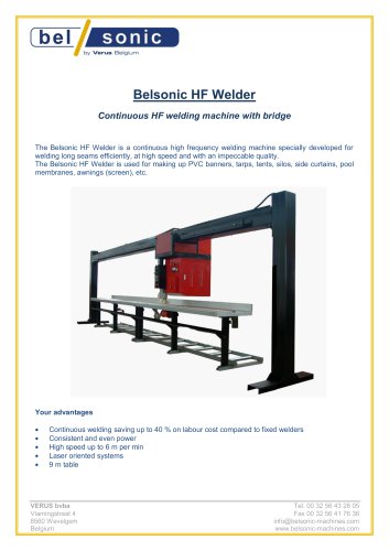 Belsonic HF Welder 2022