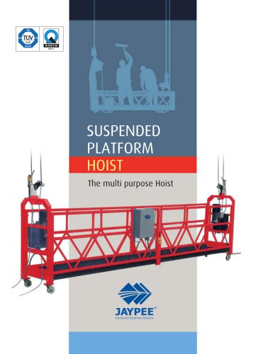 SUSPENDED PLATFORM HOIST