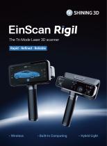 EinScan Rigil | The Tri-Mode Laser 3D Scanner