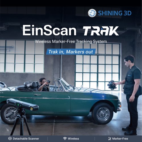 EinScan Trak | Wireless Marker-Free Tracking System