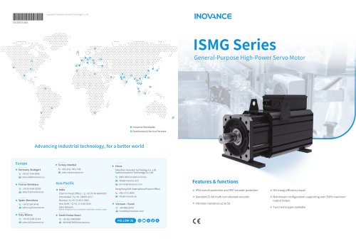 ISMG-INT Series General-Purpose High-Power Servo Motor Brochure-EN