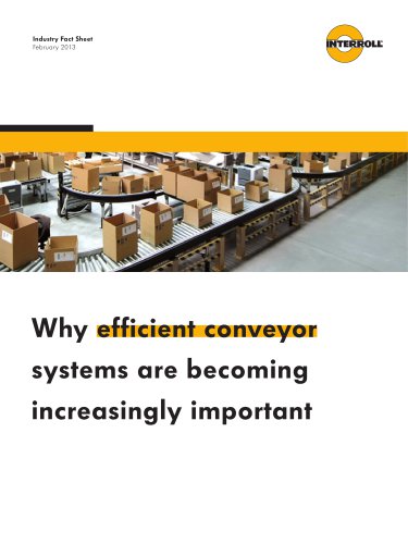 efficient conveyor systems