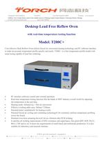 Desktop Reflow Ovven with online Temperature Testing Function T200C+