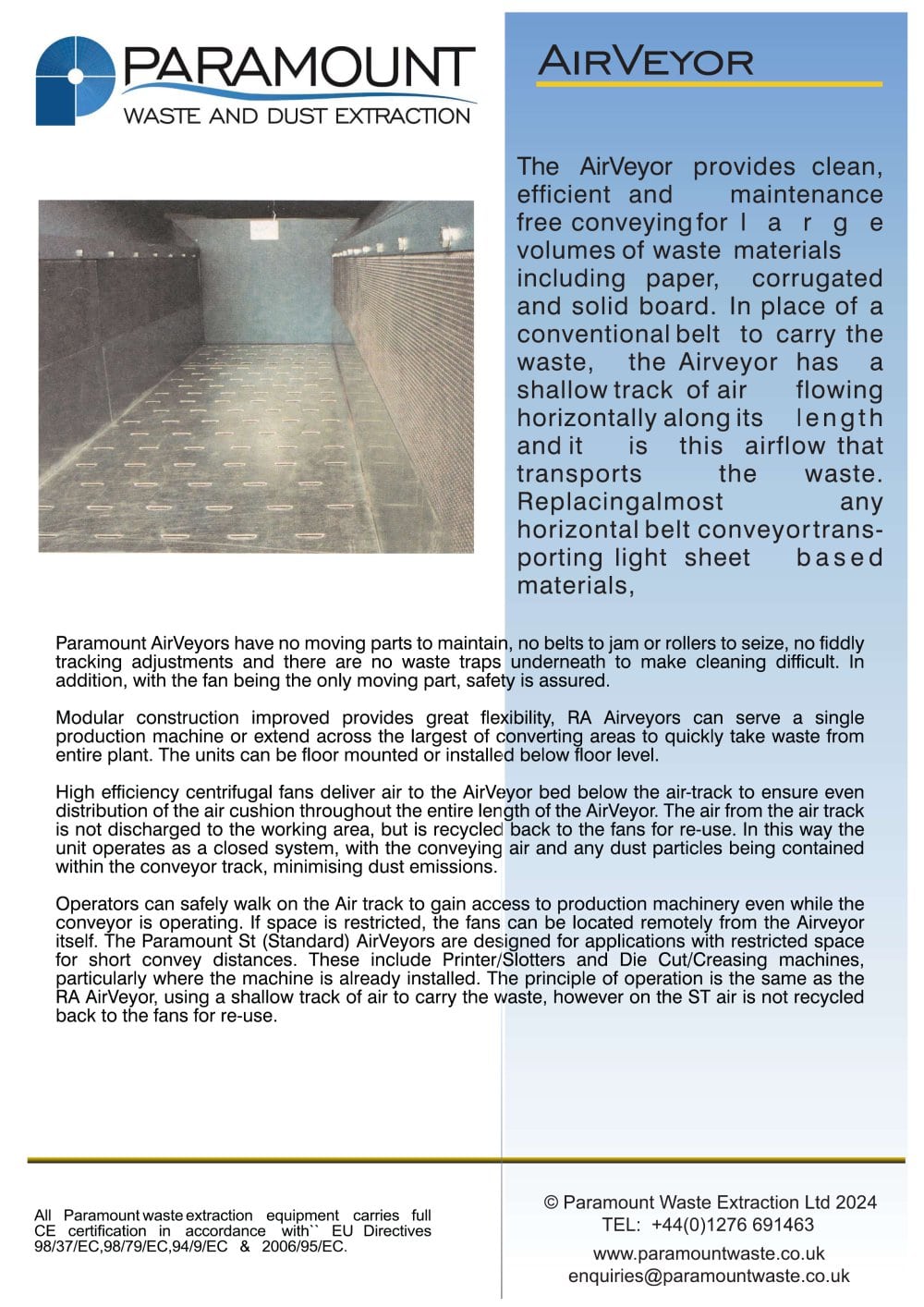 Airveyor - Paramount Waste Extraction Limited