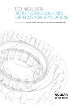 TECHNICAL DATA HIGHLY FLEXIBLE COUPLINGS FOR INDUSTRIAL APPLICATIONS : english / german