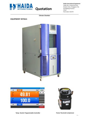 Constant temperature and humidity testing machine