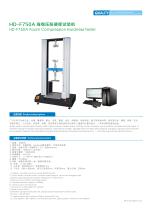 HD foam compression hardness tester for foam test in haida test equipment