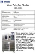 Ozone Aging Test Chamber