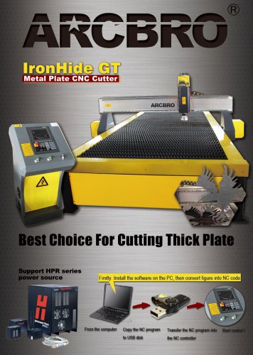 ArcBro IronHide GT plate cutting machine