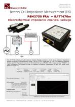 Battery Cell Impedance Measurement (EIS) PSM3750 FRA + BATT470m