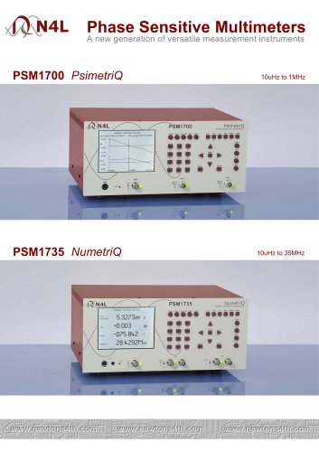 PSM1700 Frequency Response Analyzer