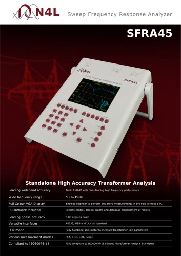 SFRA45 - Sweep Frequency Response Analyzer