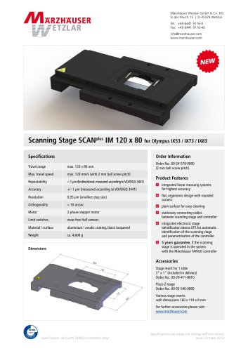 SCANplus IM 120 x 80