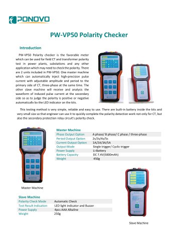 PW-VP50 Polarity Checker