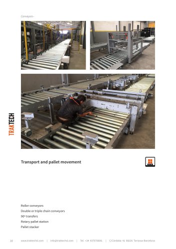 Pallets conveyors