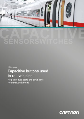 White paper - Capacitive buttons used in rail vehicles