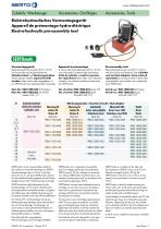 Electro-hydraulic pre-assembly tool