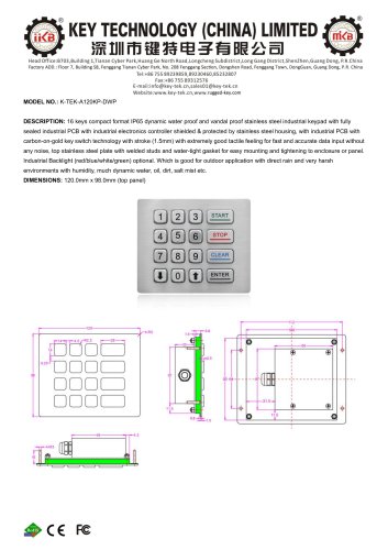 K-TEK-A120KP-DWP datasheet