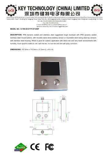 K-TEK-B107TP-DT-DWP (Datasheet)