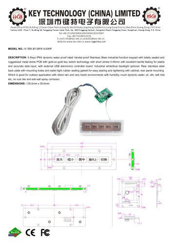 K-TEK-B135FK-5-DWP datasheet