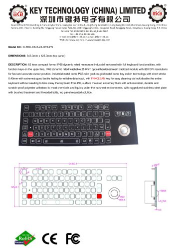 K-TEK-D343-25-OTB-FN data sheet