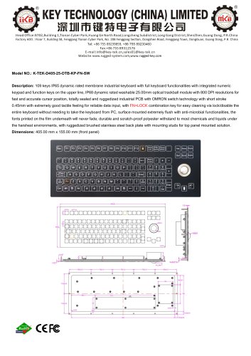 K-TEK-D405-25-OTB-KP-FN-SW