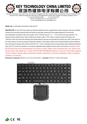 K-TEK-M300-108-FN-BL-FC-ML+M73TP