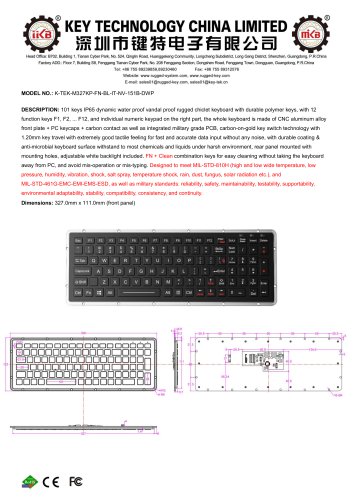K-TEK-M327KP-FN-BL-IT-NV-151B-DWP