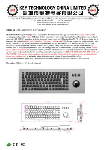 K-TEK-M390-MTB-FN-BL-NV-151B-DWP