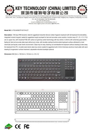 K-TEK-M390TP-KP-FN-DT data sheet