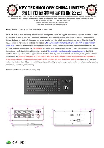 K-TEK-M435-172-MTB-AVR-RM-FN-BL-151B-DWP
