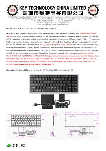  K-TEK-V315-FN-BL-FC-PR-ANA-151B-DWP+TP85+2K