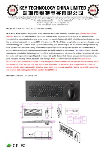 K-TEK-V455-FN-BL-FC-SC-ANA-151B-M58-OMS
