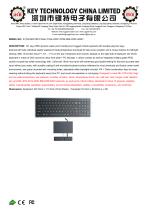 Marine keyboard K-TEK-M327KP-FN-BL-IT-ML-DWP+TP80-DML-DWP+2KEY