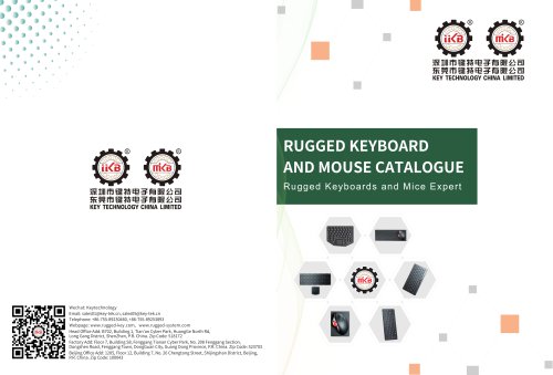 MIL-STD-461G and MIL-STD-810H Ultra Rugged Chcilet Keyboard Catalogue