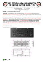 Military Keyboard K-TEK-M338-122KP-FN-BL-NV-151B-DWP