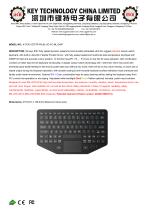 Military Keyboard K-TEK-V275TP-FN-BL-SC-FC-ML-DWP