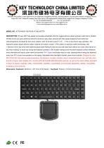 Rubber Keyboard K-TEK-M300-108-FN-BL-FC-ML+M73TP