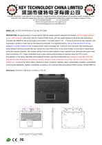 Scissors Switch Keyboard K-TEK-V318TP-FN-BL-FC-SC-ML-FDT-DWP