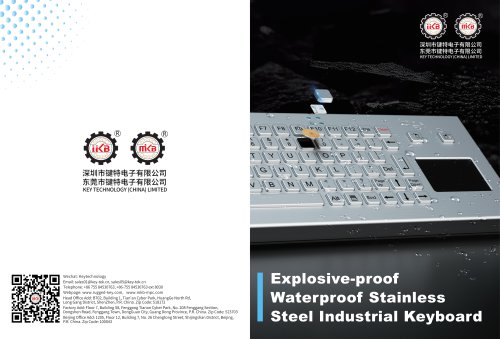 Stainless Steel Industrial Keyboard Catalogue-2024