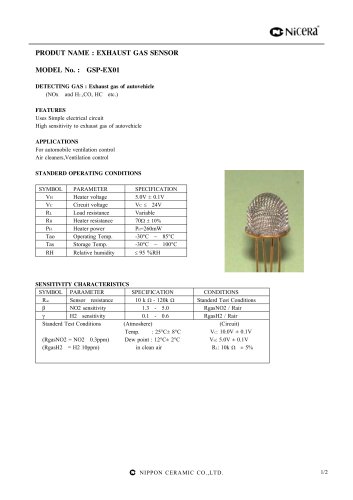 EXHAUST GAS SENSOR