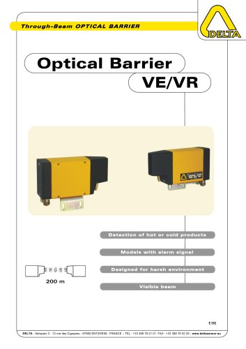 Optical Barrier VE/VR