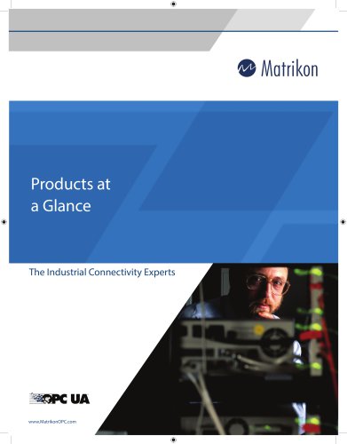 Matrikon_Product list in a Glance