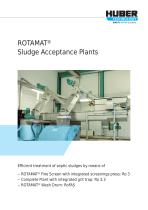 ROTAMAT® Sludge Acceptance Plant FAS / Sewage Sludge Screening