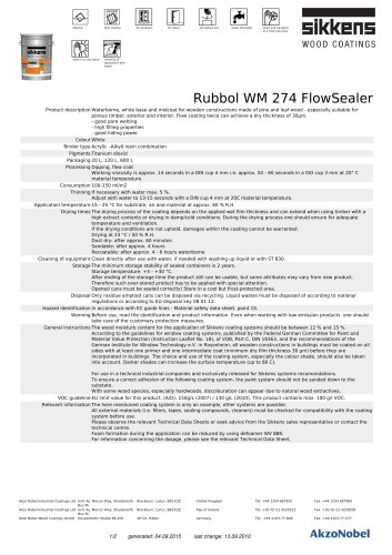 Rubbol WM 274 FlowSealer