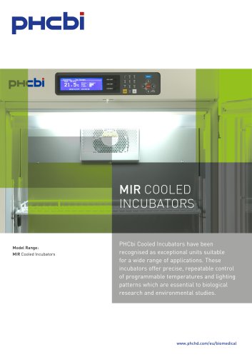 MIR COOLED INCUBATORS