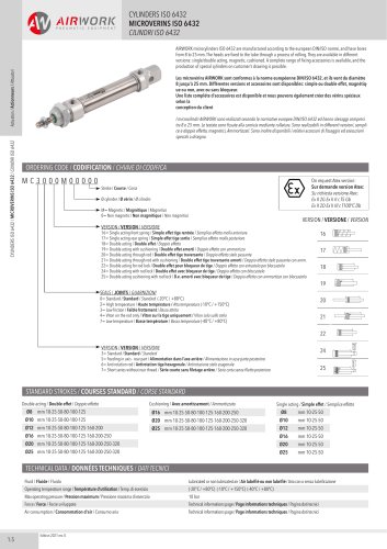 MICROVERINS ISO 6432