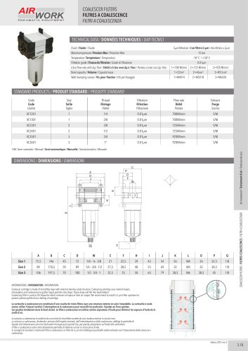 XC COALESCER FILTER