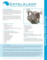 EFS Plate and Frame Filter 